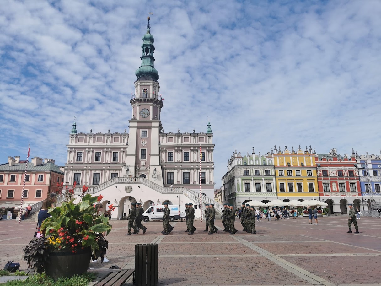 Zamość Rynek Ratusz